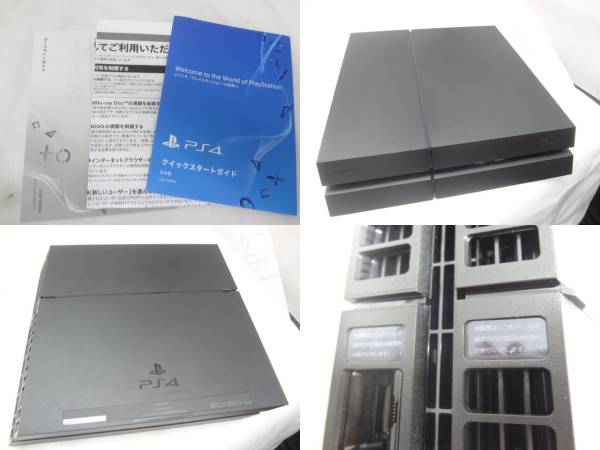 ♪ジャンク PS4 本体 500GB ジェットブラック CUH-1200A