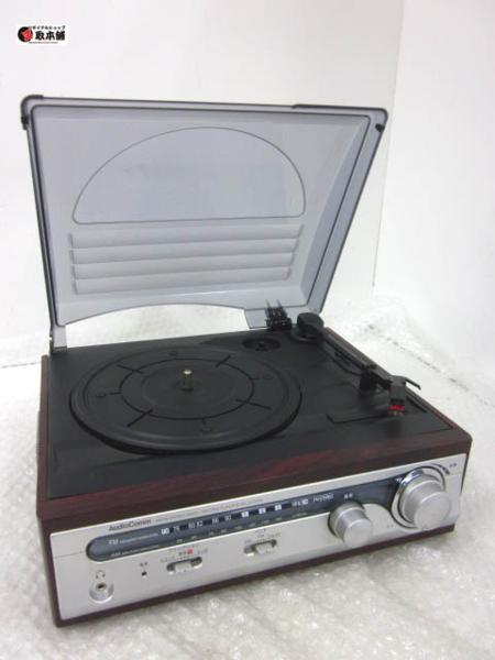 ○ オーム電機 Audiocomm RRM-2800 レコードプレーヤー スピーカー内蔵