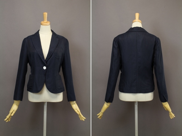 ☆トゥモローランドコレクション シルク＆リネン混 テーラード 