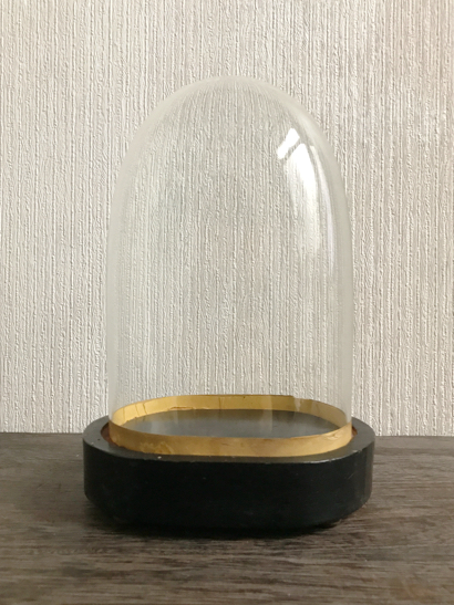オーバル型 ガラスドーム フランス アンティーク ブロカント ディスプレイ