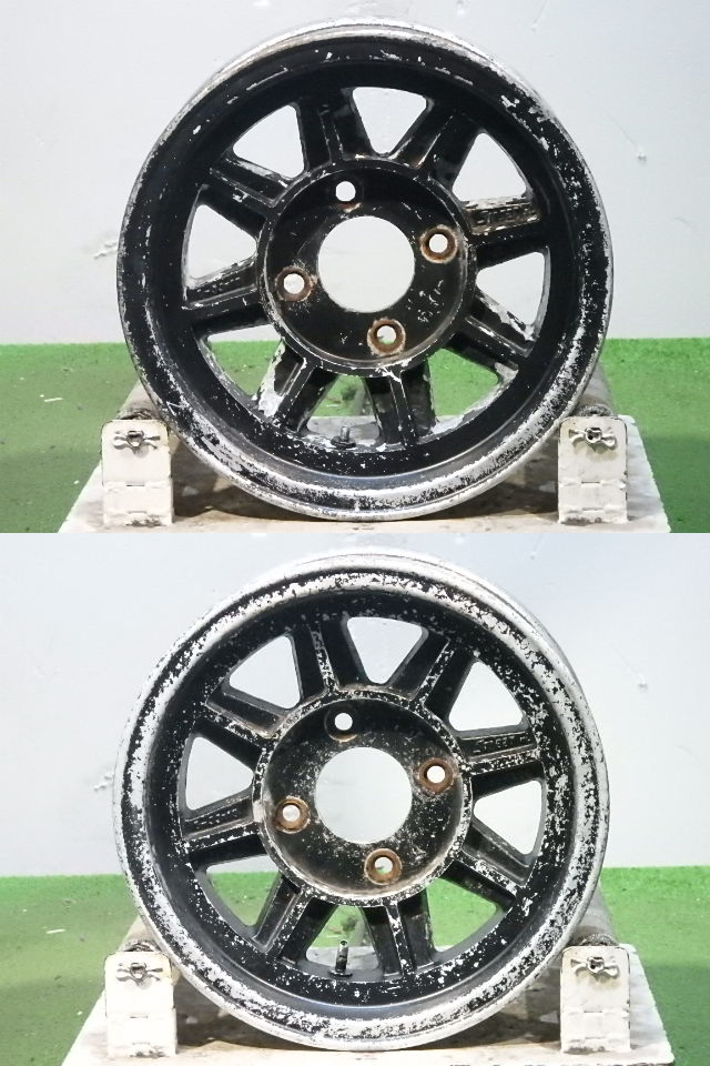 9068★HAYASHI STREET★13×6J +7 4H PCD114.3★中古2本