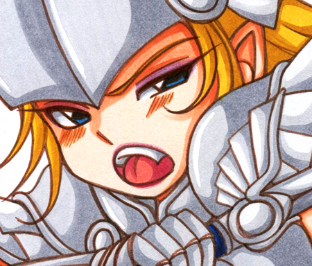 同人手描きイラスト 色紙 女神転生 アリアンロッド メガテン 真 女神転生2 手描きイラスト 売買されたオークション情報 Yahooの商品情報をアーカイブ公開 オークファン Aucfan Com