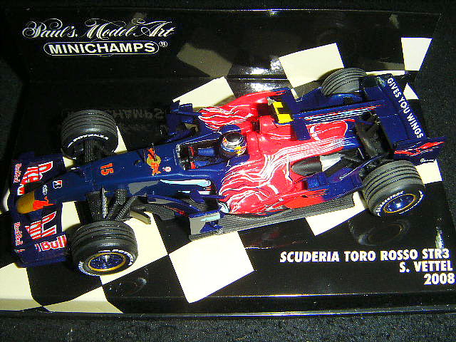 絶版！トロロッソ・フェラーリSTR3 2008 ベッテル STR3 1⁄43 0