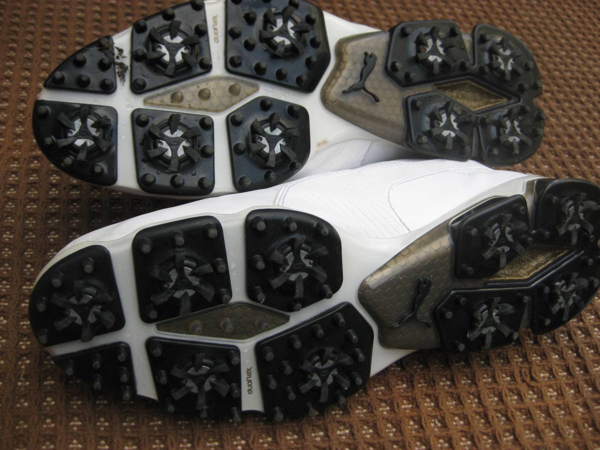 ☆美品！PUMA プーマ 　IGNITE ２７ｃｍ 　ホワイト＆ホワイトライン 　☆中古品_3