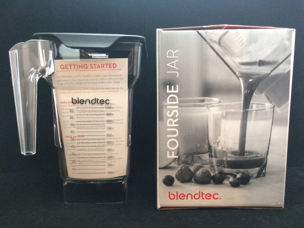 【R130-6】Blendtec FourSide Jar ブレンドテック専用ジャー ブレンダー ミキサー