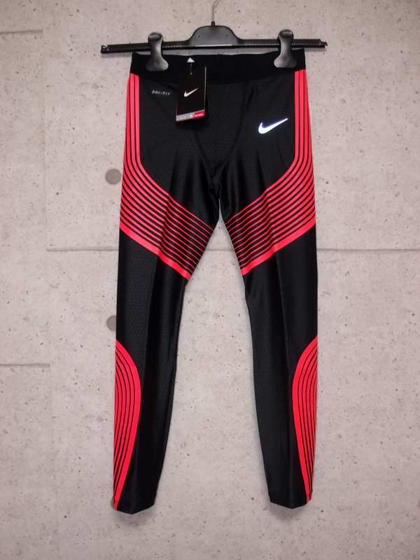 新品 NIKE ナイキ◆POWER SPEED TIGHT パワースピードタイツ S(胴囲73-79) 定価16200円 オレンジ◆メンズランニング