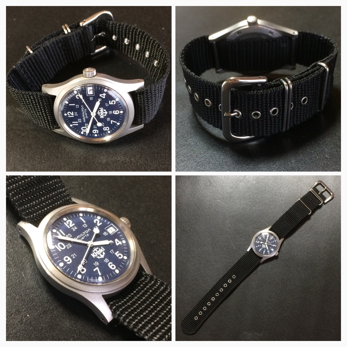 Hamilton Khaki 9797 ハミルトン カーキ イカリマーク ネイビーブルー ダイアル メンズ クオーツ カーキ 売買されたオークション情報 Yahooの商品情報をアーカイブ公開 オークファン Aucfan Com