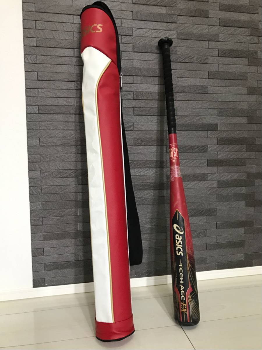 軟式用 アシックス TECH ACE-EX 85cm バットケース付き