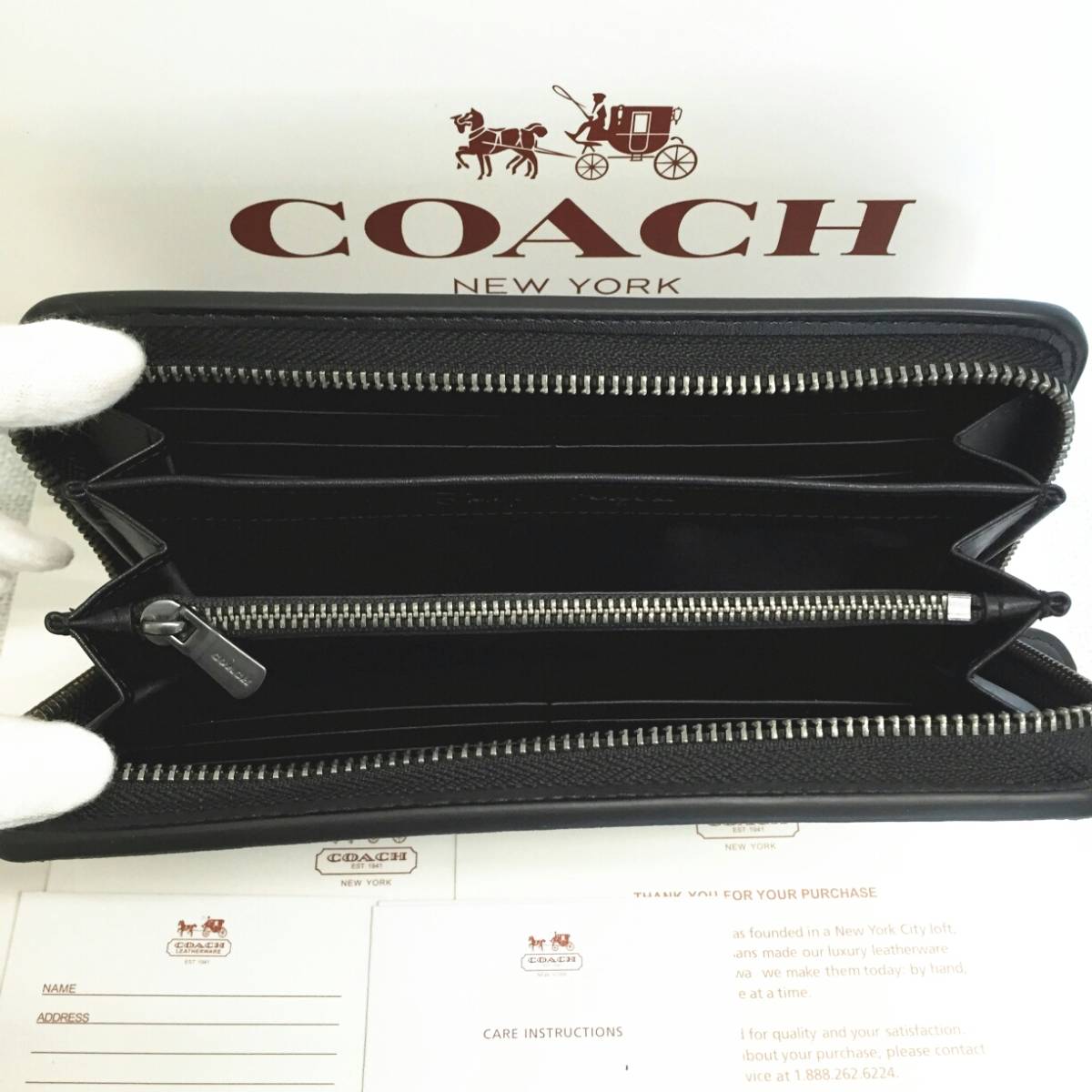 新品 COACH/コーチ長財布☆レディース財布 F54000 ミッキーコラボ限定 
