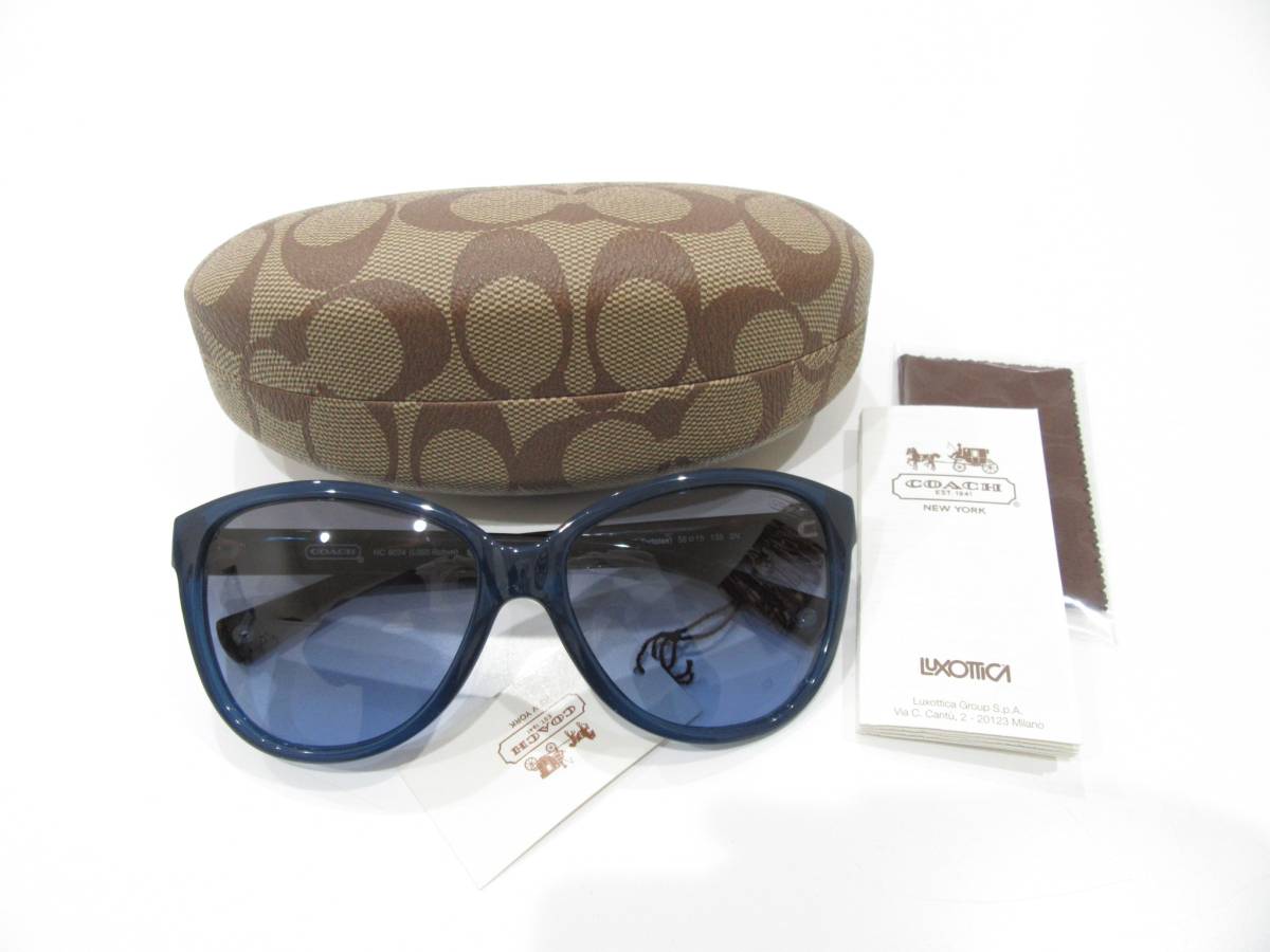 M 未使用 COACH コーチ サングラス HC8074 58□15