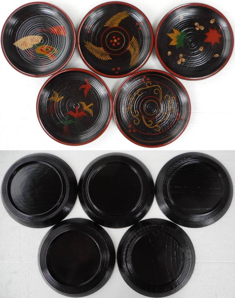 鎌倉彫 丸盆・菓子器