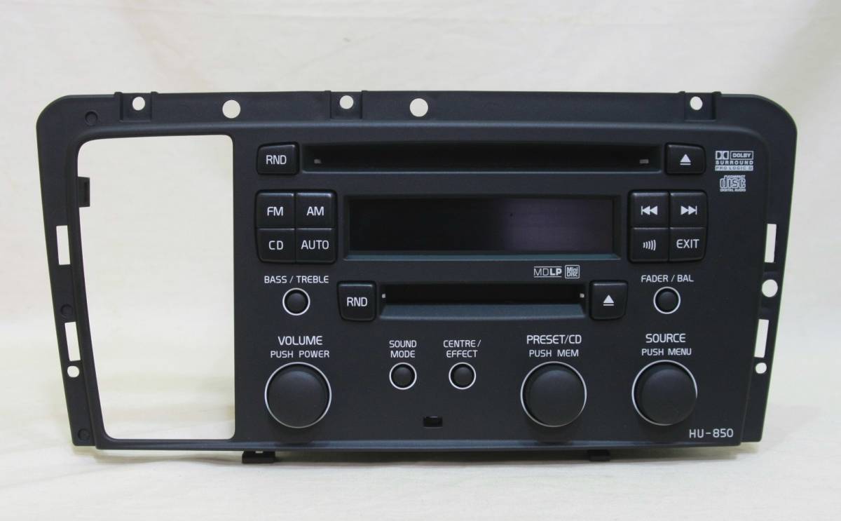 ボルボ 2026年最新Yahoo!オークション HU-850 2026年最新 CD／MD／AM・FMラジオ XC70 ボルボ850 純正　CDラジカセ