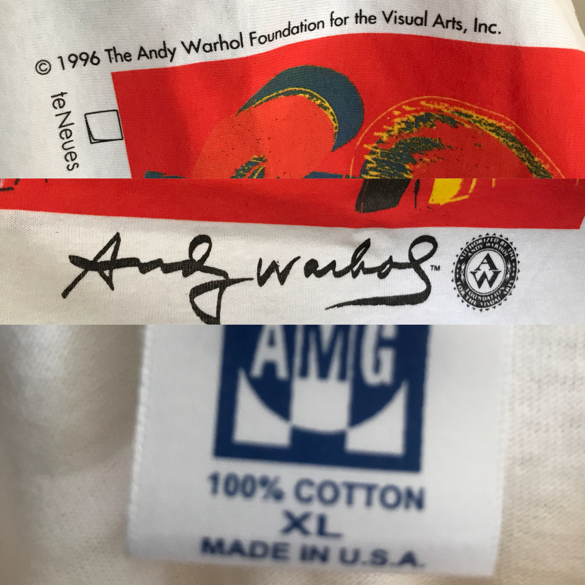 Andy Warhol アンディ ウォーホル ヴィンテージ Tシャツ 90s USA製 