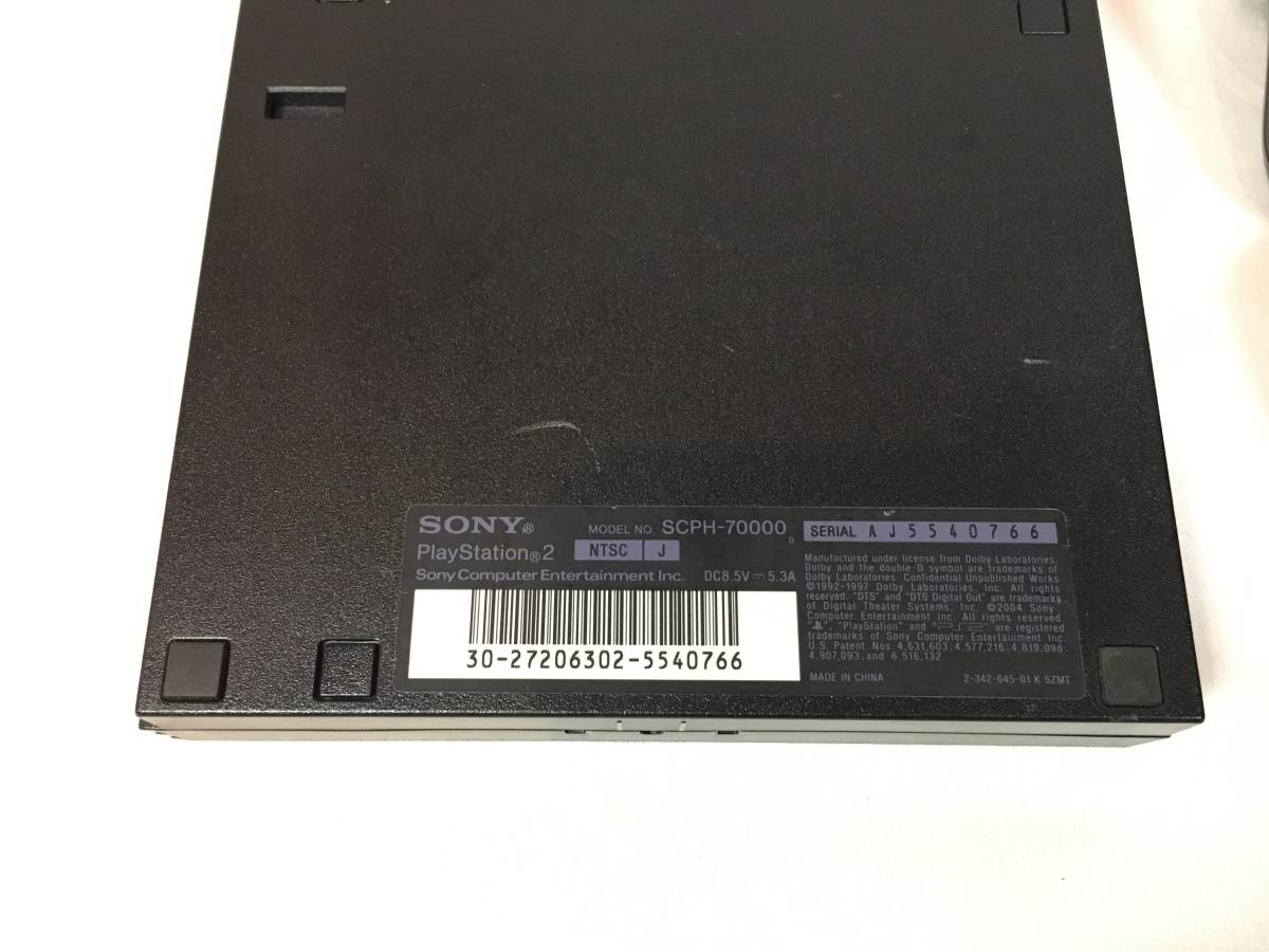 ◆ PS2 SCPH-70000 DUALSHOCK2×2台 メモリーカード　動作確認済◆