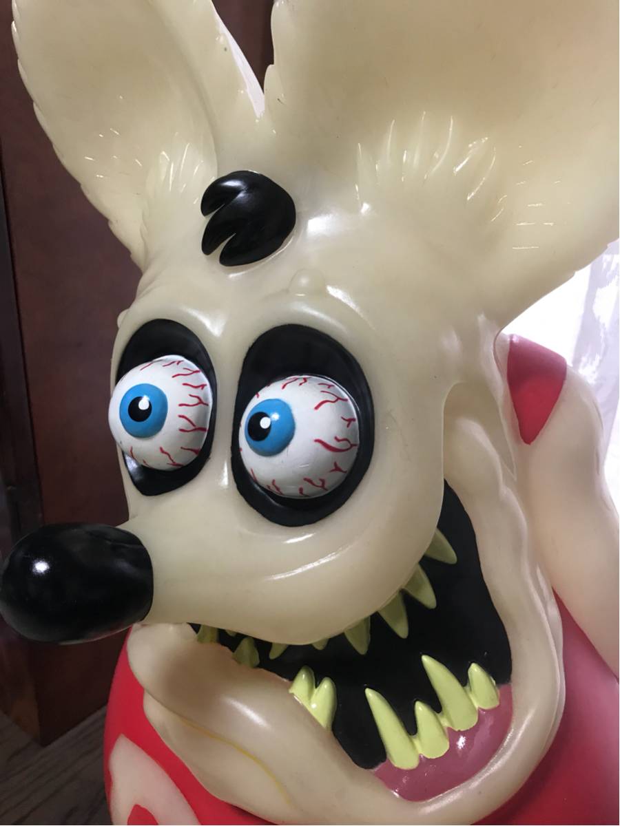 限定！【RAT FINK】ラットフィンク・24インチビッグコインバンク！蓄光タイプ_3