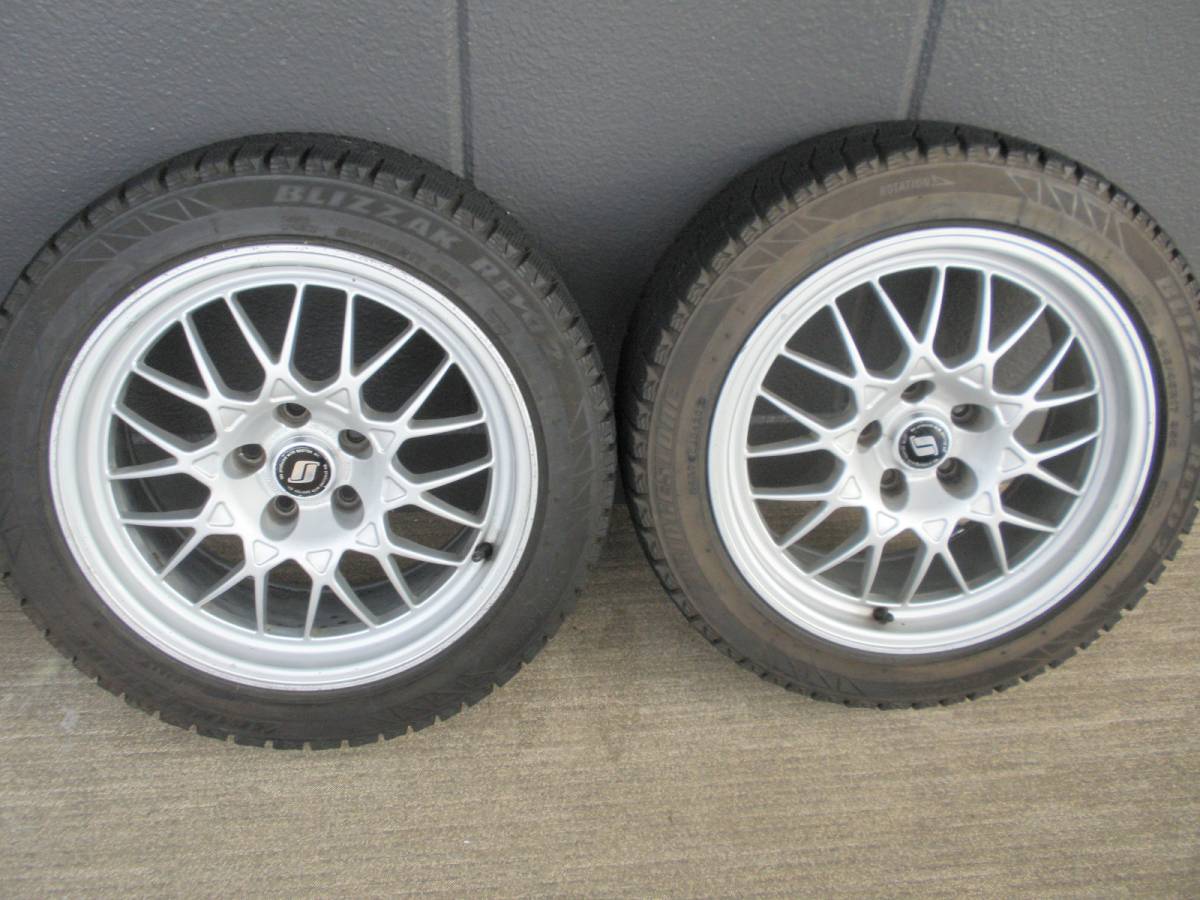 BBS バリ山 ブリザック REVO2 245/45/17 BNR32 スカイライン GT-R Vスペック ４本セット