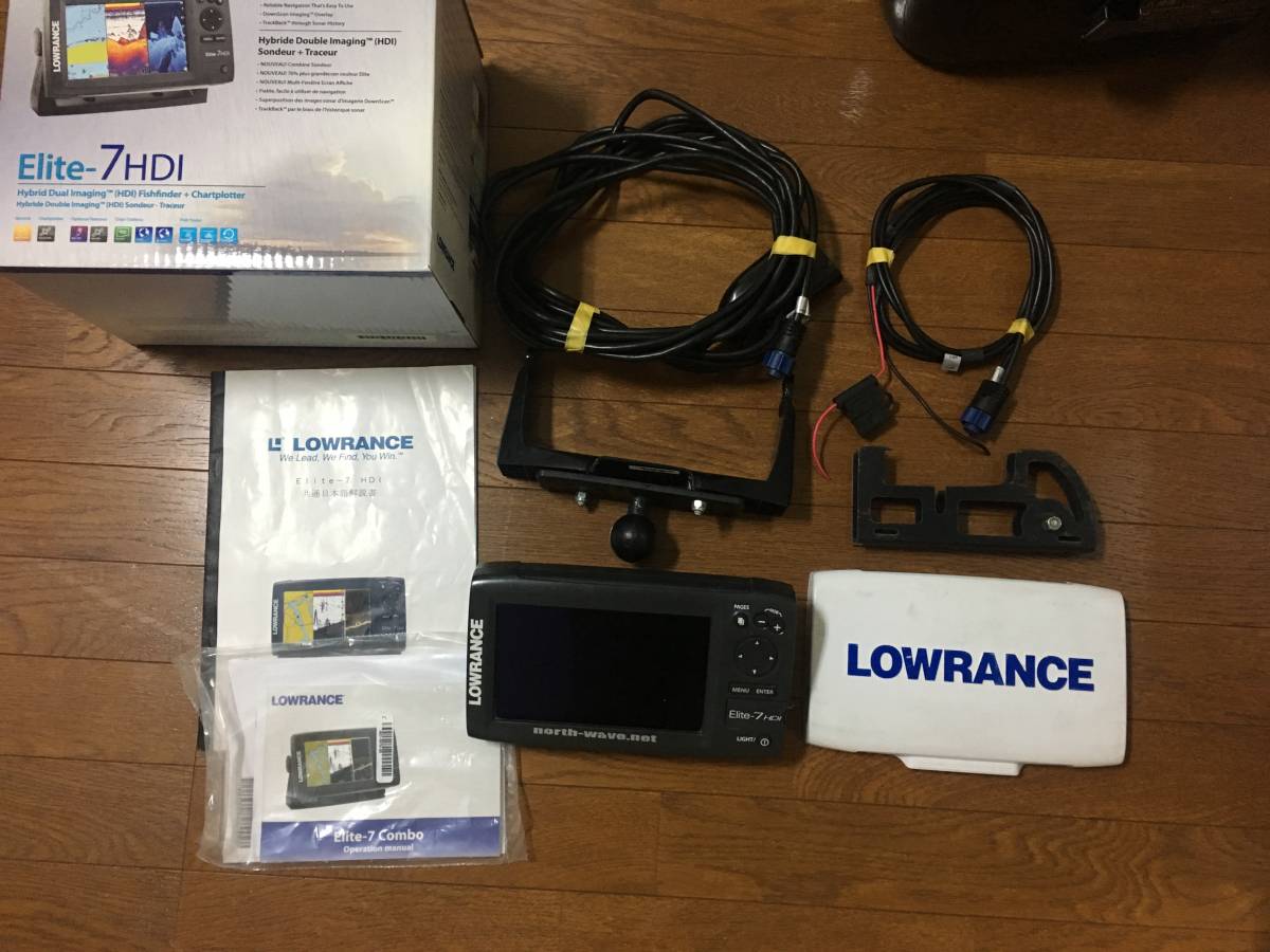 GPS魚探 国内正規品 ローランス エリート7HDI LOWRANCE