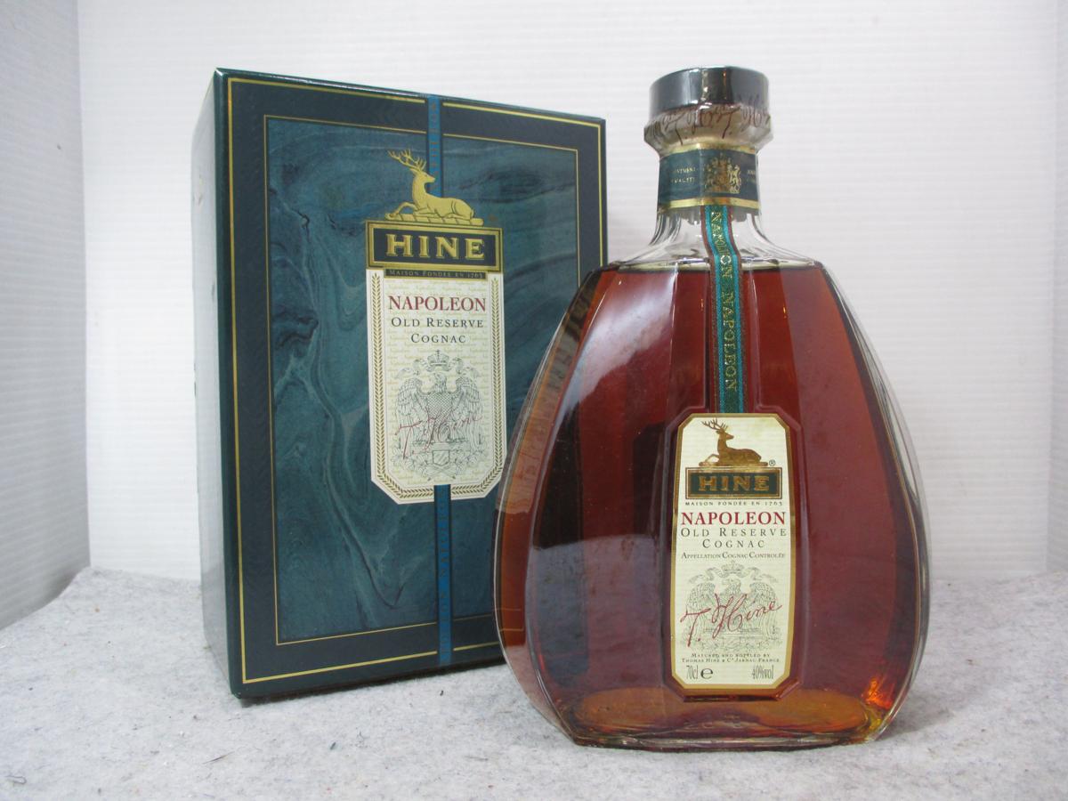 古酒 HINE/ハイン ナポレオン オールドリザーブ 箱付 コニャック 未開