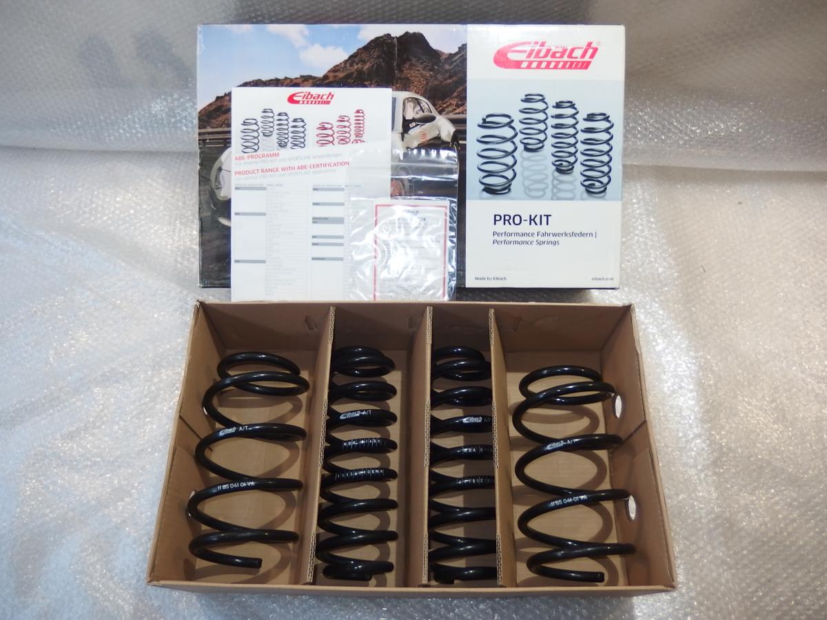 VWゴルフ7R用アイバッハ ローダウンサススプリング Eibach PRO-KIT 