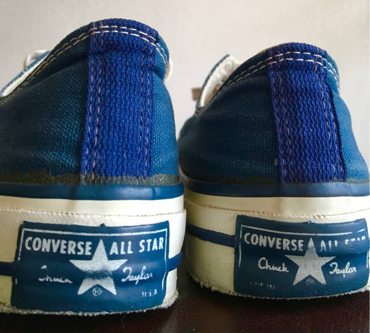 チャックテイラー コンバース ネイビー 70s 70年代 CHUCK CT70 青 