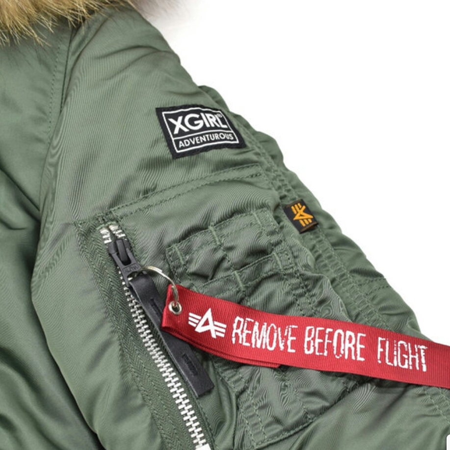 未使用級X-girl ALPHA INDUSTRIES N-3B コラボ｜Yahoo!フリマ（旧 x-girl