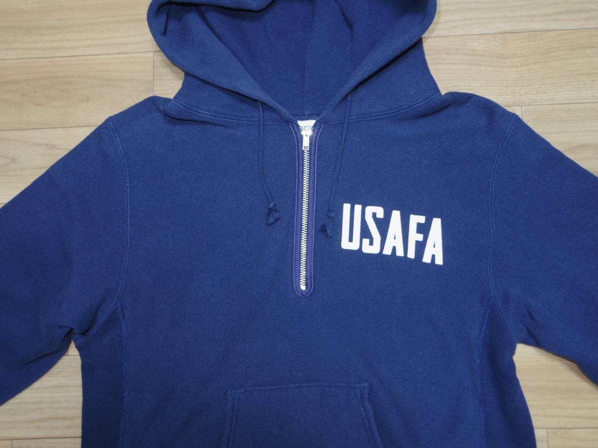 USAFA ハーフジップ スウェット リバースウィーブ チャンピオン