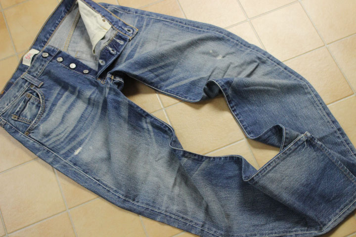 PMKI3562◎リーバイスLevis 501 USED加工デニムパンツ/ジーンズ/W30/ボタンフライ/