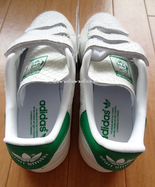 新品adidasアディダス スタンスミス スネーク スキンエンボス 