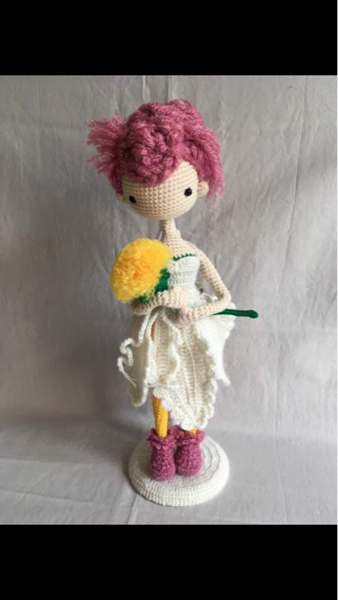 女の子 人形 ぬいぐるみ かぎ針編み