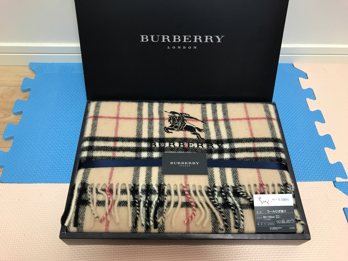 BURBERRY タータンチェック ブランケット 65X120cm BURBERRY チェック