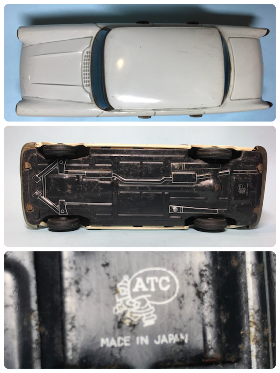 アサヒ玩具ATCブリキ☆トヨペットコロナ1960年代当時物23㎝(美品)