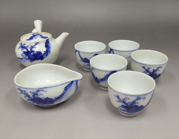 Yahoo!オークション - 高橋道八 急須 薫蘭 茶碗4客セット Antique 