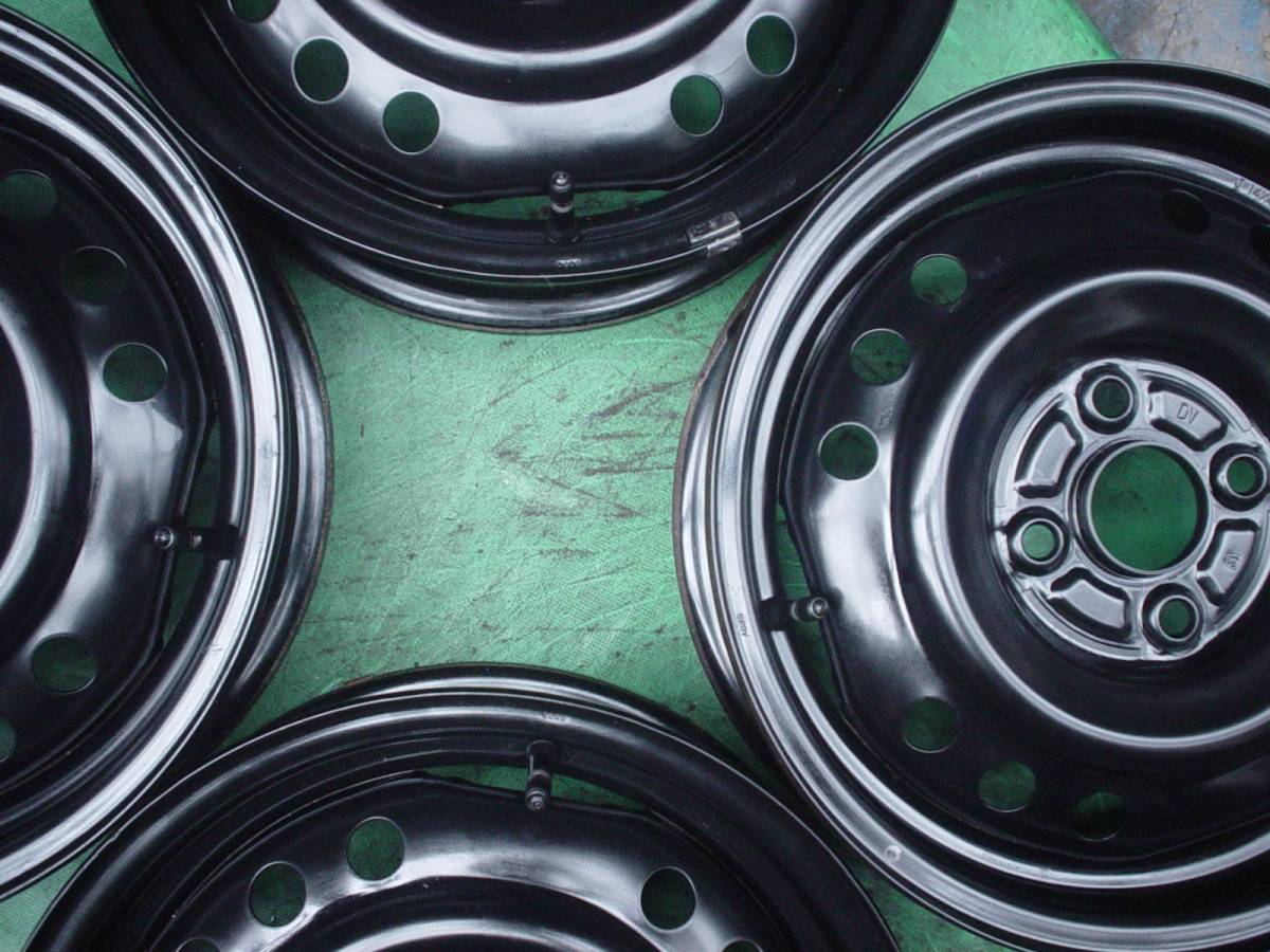 スチールホイール ダイハツ純正タントL375S　鉄・スチールホイール４本コンテ ダイハツの通販