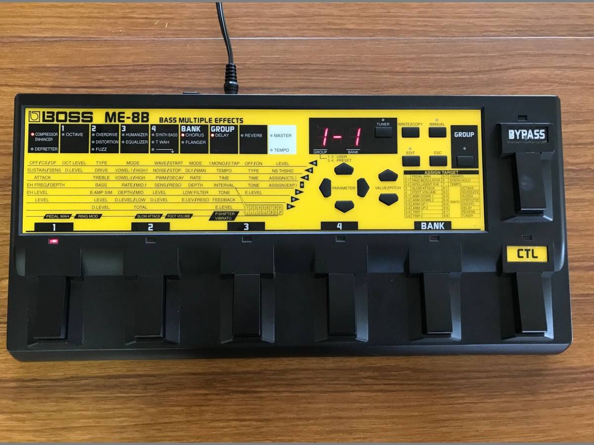 BOSS ME-8B （ベース用マルチエフェクター）