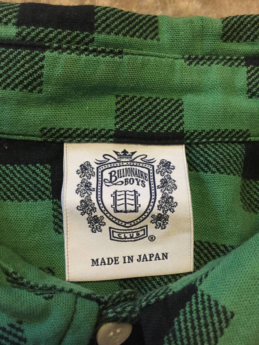 billionaireboysclub ビリオネアボーイズクラブ ネルシャツ 長袖シャツ XL BBC ICE CREAM アイスクリーム