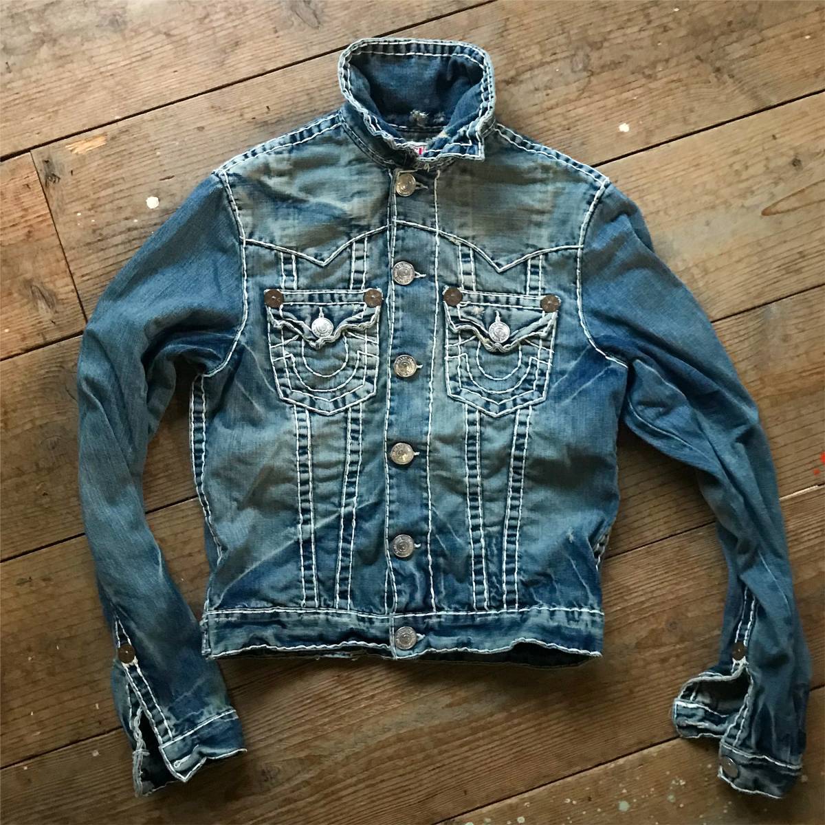 TRUE RELIGION トゥルーレリジョン JIMMY デニムジャケット T - SUPER 