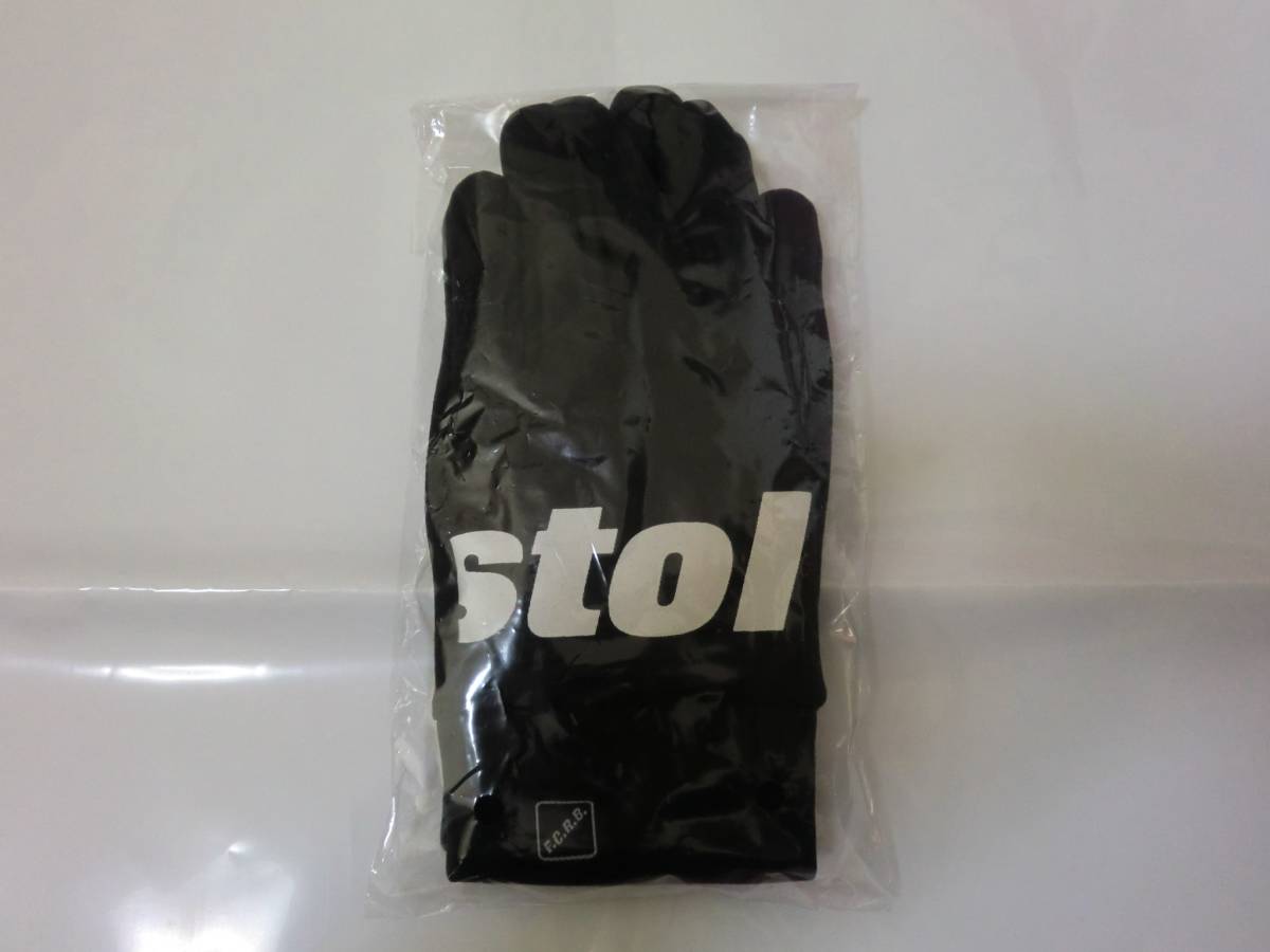 17aw FCRB POLARTEC FLEECE TOUCH GLOVE 黒＊グローブ 手袋 ブリストル