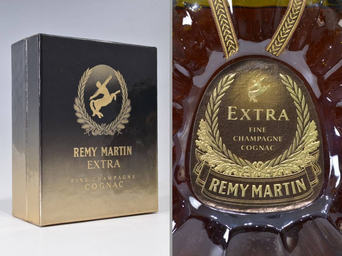 レミーマルタン REMY MARTIN 古酒 EXTRA 未開栓 ○60サイズ 2-39JT12