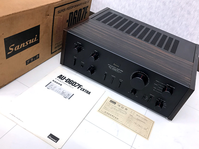 □山水 AU-D607F EXTRA プリメインアンプ Sansui□