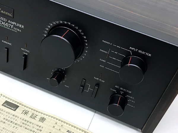 □山水 AU-D607F EXTRA プリメインアンプ Sansui□