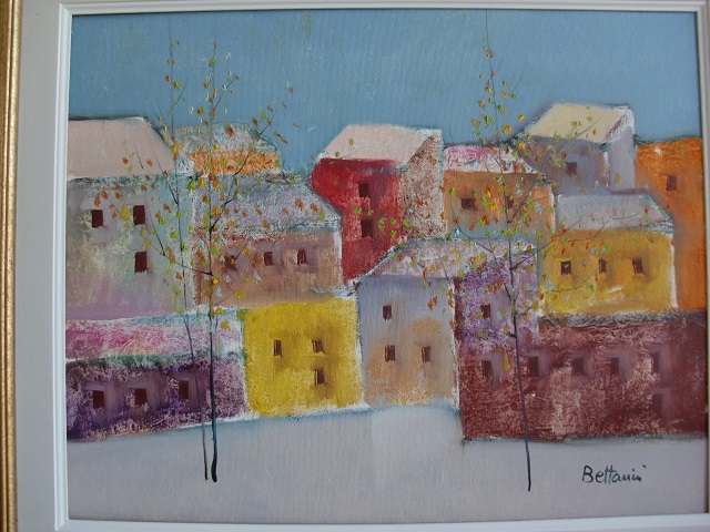 Lido Bettarini (リド ベッタリー二)油彩画 イタリア現代アート Bettarini Lido イタリア (リド 画家LIDO BETTARINI 油絵 風景画 公式
