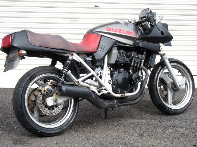 スズキ　GSX250S刀 書類付き カタナ 綺麗　低走行距離　検索ZZRVTR250FZRCBVTZRGSX250 カタナ GSX250S スズキ カタナ」(オートバイ車体 1円スタート！GSX250S 程度良好！☆始動動画有☆GJ76A
