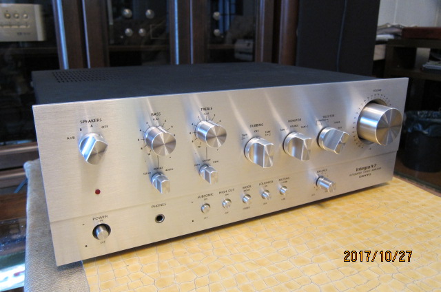 ONKYO A-701XG 整備済 ガリなし 動作品 プリメインアンプ 公式 ONKYO