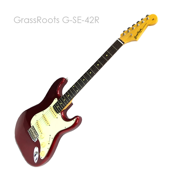 GrassRoots エレキギター G-SE-42R ストラトキャスター おまけ付