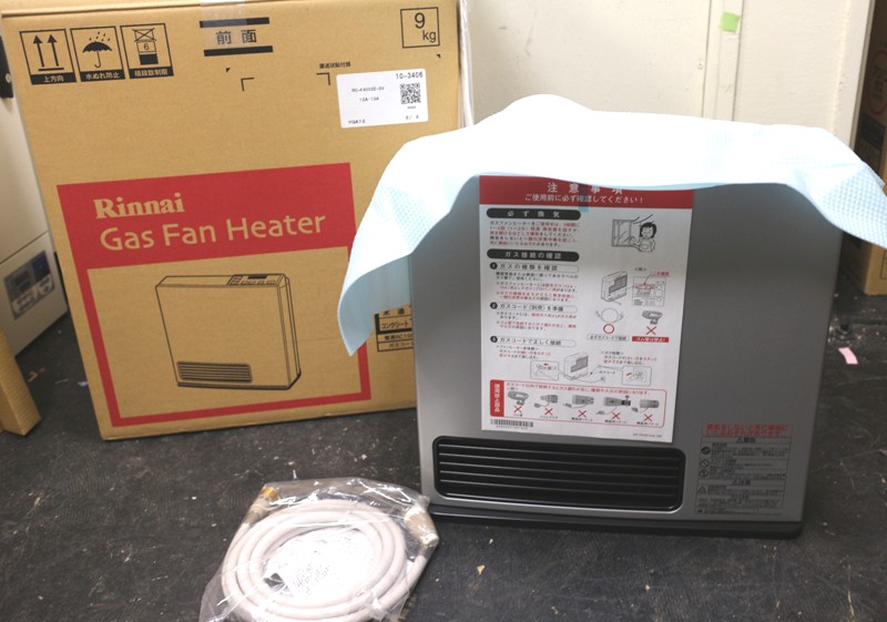 JN70◆リンナイ◆未使用 都市ガスファンヒーター RC-K4002E エコ機能