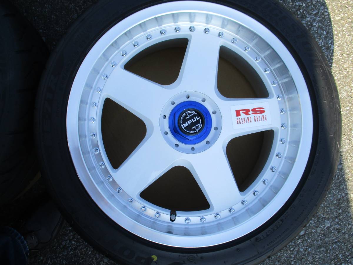 美品！！インパルRS IMPUL RS 8.5，9j×18 245/40R18 RE-71R