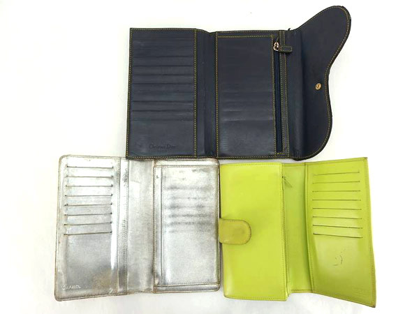 1円 シャネル ディオール ケイトスペード フルラ クロエ ジュンココシノ レベッカミンコフ 財布 計7点セット EL423