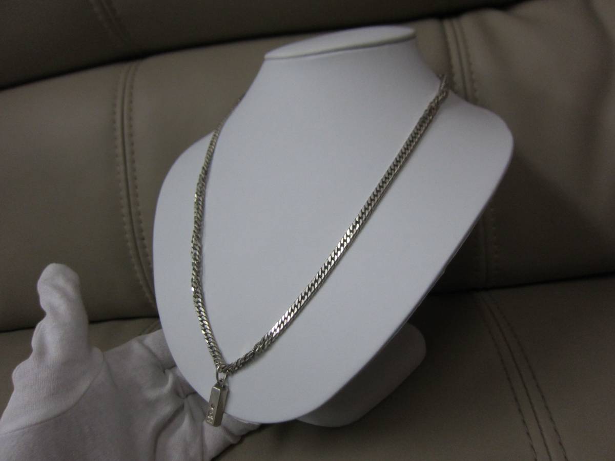 ☆中古 Leda SILMA レダ シルマ ゲルマニウム×シルバー 喜平ネックレス
