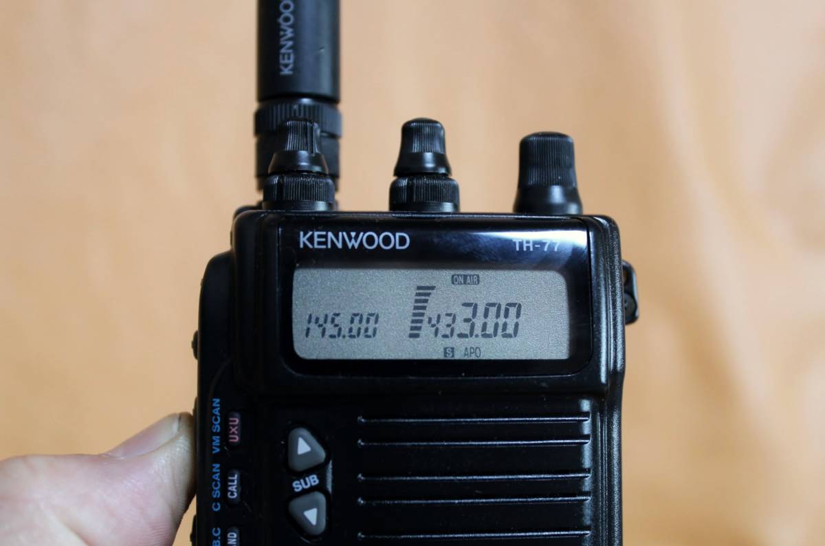 KENWOOD TH-77 トランシーバー 144/430MHz帯デュアルバンド KENWOOD TH-77 トランシーバー 144\u2044430MHz帯デュアルバンド