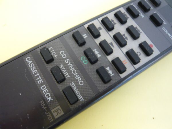 5229☆(即決)SONY RM-J701 オーディオ用リモコン リモコン 家電、AV